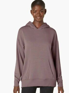 Beyond Yoga Go Getter Hoodie Sweatshirt Hooded Sweater Purple Stretch Size XS